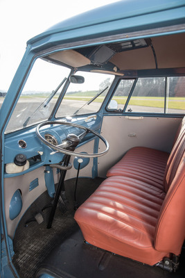 VW Typ 2 T1 Pritschenwagen (1965) - nüchternes Interieur