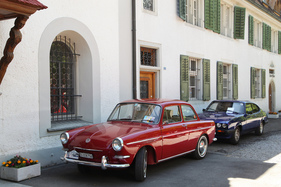 VW Typ 3 1500 S (1963) - als Limousine beim Kapuzinerkloster in Sarnen - Oldtimer in Obwalden (O-iO) 2019 VW Typ 3 1500 S (1963) - als Limousine beim Kapuzinerkloster in Sarnen - Oldtimer in Obwalden (O-iO) 2019