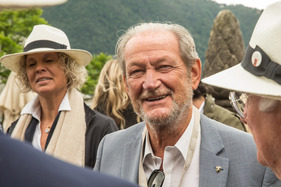 Valentino Balboni, langjähriger und inzwischen legendärer Lamborghini-Testfahrer – Concorso d'Eleganza Villa d'Este 2024