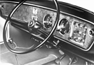 Vanden Plas Princess 1300 (1967) - Lenkrad und Armaturenbrett der RHD-Version