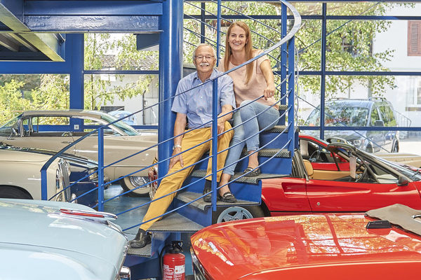 Bild: Vater und Tochter - Peter und Katrin Rau