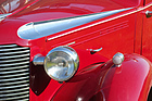 Vauxhall 12-4 (1947) - nicht integrierte Scheinwerfer im Stil der Vorkriegszeit