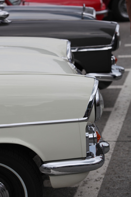 Vauxhall-Modelle in Reih' und Glied - British Car Meeting Mollis 2017