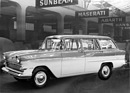 Vauxhall Victor Estate - Station Wagon mit sechs Fenstern, vier Türen - Genfer Autosmobilsalon 1959