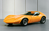Vauxhall XVR (1966) – Der überlebende GFK-Prototyp ohne Scheibenwischer und Türgriffe (© Stellantis, 1966) Vauxhall XVR (1966) – Der überlebende GFK-Prototyp ohne Scheibenwischer und Türgriffe (© Stellantis, 1966)