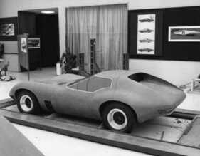 Vauxhall XVR (1966) – Tonmodell im Vauxhall-Designstudio Vauxhall XVR (1966) – Tonmodell im Vauxhall-Designstudio