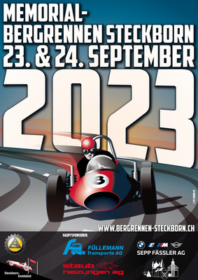 Veranstaltungsplakat – Memorial-Bergrennen Steckborn