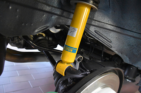 BILSTEIN shock absorber installed on BMW 6 Series