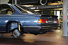 Image: BILSTEIN shock absorber installed on BMW 6 Series