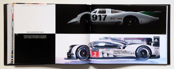 Vergleich 917 und 919 - Buch "Mythos Le Mans - Die Porsche-Sieger. Autos - Technik - Fahrer"