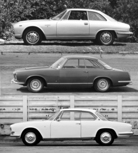 Vergleich BMW 3200 CS, Gordon Keeble und Alfa Romeo 2000/2600 Sprint, die alle um dieselbe Zeit entstanden um 1960 sind