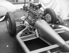 Veritas (1950) - das Chassis des Strassensportwagens, gezeigt am Pariser Autosalon 1950