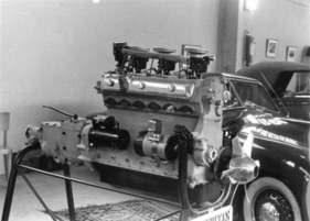 Veritas BMW (1949) - Blick auf den Motor anlässlich des Genfer Autosalons von 1949