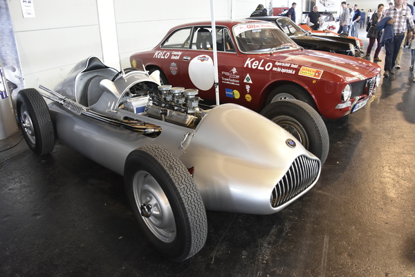 Veritas Meteor von 1950 im Fahrerlager - Klassikwelt Bodensee 2017