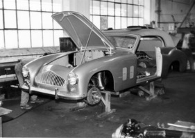 Veritas Nürburgring (1952) - Produktion - ein fast fertiges Cabriolet