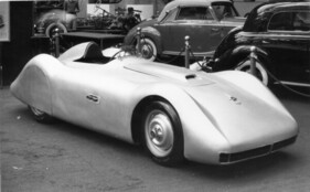 Veritas RS (1950) - der weiterentwickelte Rennwagen, gezeigt am Pariser Autosalon 1950