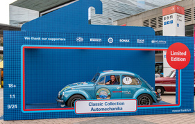 Verpacktes Spielzeugauto? Nein, alles echt! – Automechanika in Frankfurt am Main 2026