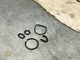 Verschleiss der Gummidichtringe - Sie sind ausgehärtet und erfüllen ihre Arbeit nur teilweise