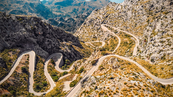 Image: Winding mountain roads in the Serra de Tramuntana - Icons Mallorca 2024