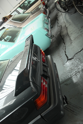 Versteigerung Oldtimer Galerie Toffen am 28. November 2015 - Heckgestaltung verschiedener Epochen