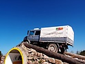 Bild: Versuchsfahrt mit dem Unimog - Unimog Museum