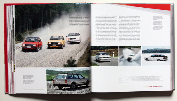 Versuchsfahrten - Buch "Audi quattro"