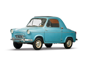 Vespa 400 (1957) - angeboten an der Versteigerung des Bruce Weiner Microcar Museums durch RM Auction am 15. und 16. Februar 2013