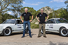 Image: Vic Elford (right) together with Gérard Larrousse at the Tour de Corse 2017