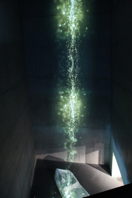 Video-Art - "Wasser" tropft auf den verhüllten D-Type - Museum Art & Cars in Singen