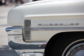 Viel Chrom am Oldsmobile Super 88 - Eindrücke DolderClassics vom 7. September 2014