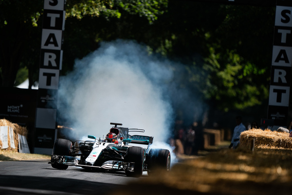 Viel Formel1 Action am Goodwood Festival of Speed 2019