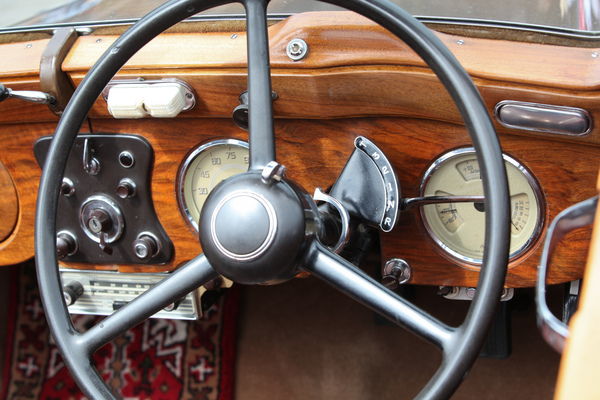 Viel Komfort im Daimler DB18 - Vorwählgetriebe - British Car Meeting Mollis 2017