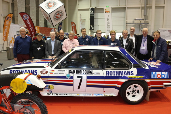 Bild Viel Rallye-Prominenz in Hamburg, u.a. Jochi Kleint, Günter Frauenkron, Walter Treser, Egon Müller, usw. - Hamburg Motor Classics 2018