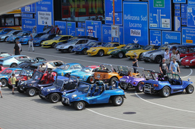 Lots of Buggies, Alpines and Marcos at the Swiss Museum of Transport in Lucerne - plastic car meeting "Fantastic Plastic 2018"