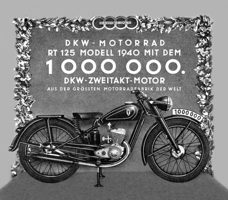 Viele, viele Zweitaktmotoren - aus dem Buch "DKW Hahn"