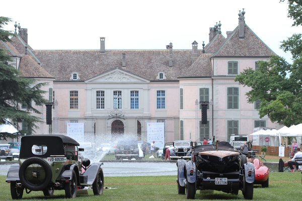 Bild: Vielfältige Heckgestaltungen - Lancia Lambda und Minerva AK - Concours d'Elégance Suisse Coppet 2017