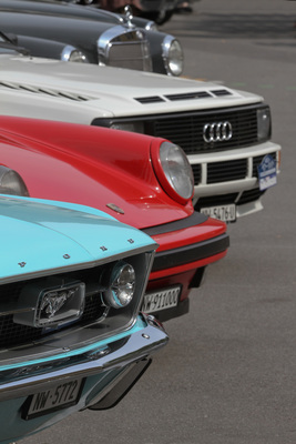 Vielfalt - Ford Mustang, Porsche 911 und Audi Sport Quattro - Oldtimer in Obwalden (O-iO) 2018