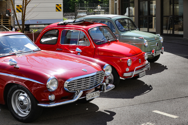 Image: Variety - Volvo P 1800, Fiat 500 and Fiat 600 - Older Classics on May 11, 2025