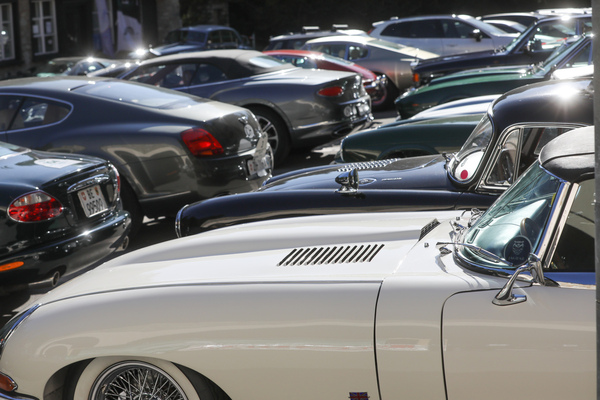 Vielfalt an Farben und Formen - 29. British Classic Car Meeting St. Moritz 2023