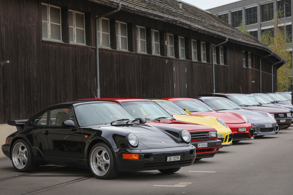 Image: Diversity with obvious Porsche dominance - German Car Meeting Motorworld Kemptthal 2024