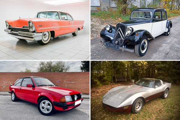 Bild: Vier Autos der Oldtimer-Auktion Catawiki bis zum 20. Dezember 2021