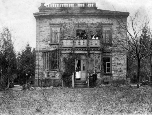 Villa der Familie Daimler in Canstatt an der Taubenheimstrasse um 1895