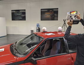 Bild Virtuelles Renault-Museum "The Originals" – Renault Fuego Turbo (1984) – Erstellung des 3D-Modells