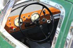 Volkhart V2 Sagitta (1947) Cockpitansicht - am Concorso d'Eleganza Villa d'Este 2012 - Kategorie 'C - The Art of Streamlining'