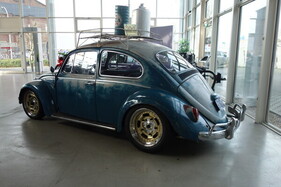 Volkswagen 1200 (1958) – mit Patina und Modifikationen – im Museum Werk 79 in Dortmund