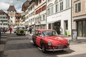 Volkswagen 1600 LE Variant (1969) im US-Look mit Riviera-Leichtmetallrädern – 75 Jahre VW in der Schweiz