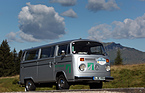 Volkswagen Bus T2 "Silberfisch" (1976) - ADAC Trentino Classic 2013 - Oldtimer-Wanderung um den Autostadt-Pokal