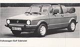 Volkswagen Golf 1,1-Liter - 50 PS (DIN) 1 Vergaser (1982)