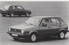 Volkswagen Golf 1,3-Liter - 55 PS (DIN) 1 Registervergaser (1986)