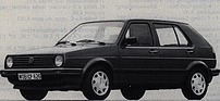 Volkswagen Golf 1,3-Liter - 55 PS (DIN) (1988)